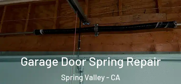  Garage Door Spring Repair Spring Valley - CA