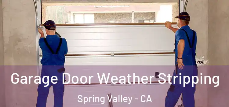  Garage Door Weather Stripping Spring Valley - CA