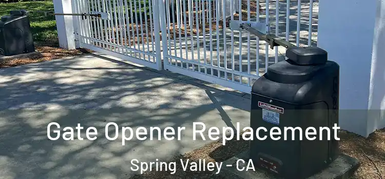Gate Opener Replacement Spring Valley - CA