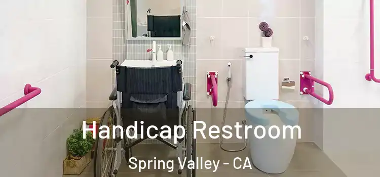  Handicap Restroom Spring Valley - CA