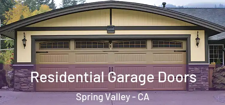  Residential Garage Doors Spring Valley - CA